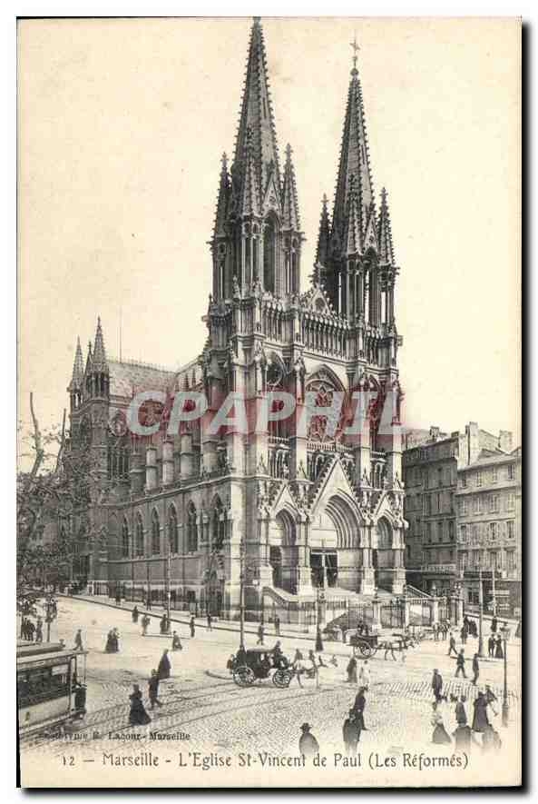 CPA Marseille L'Egslie St Vincent de Paul (Les Reformes)