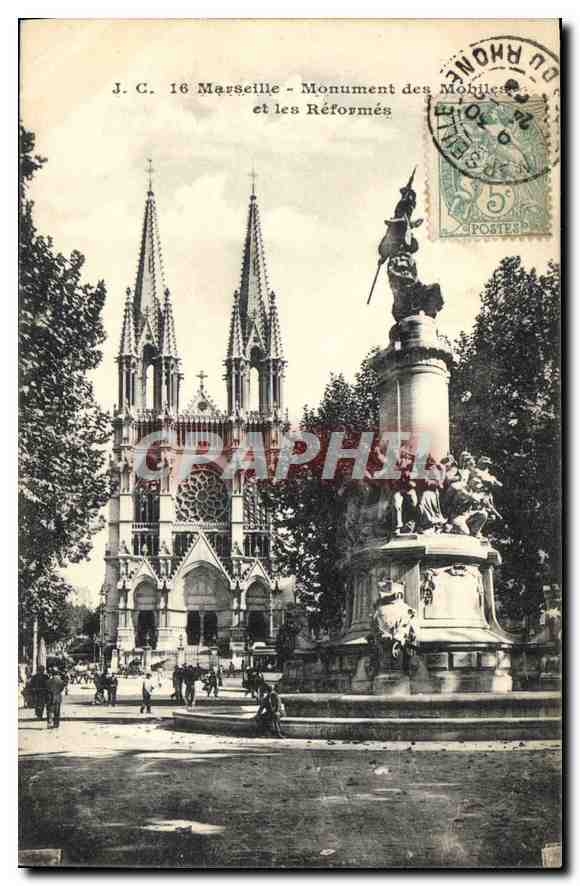 CPA Marseille Monument des Reformes