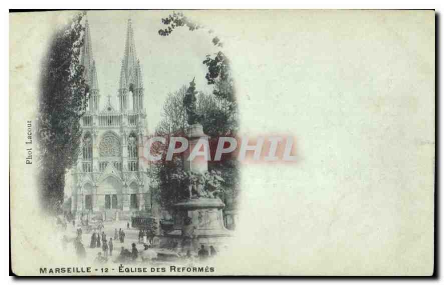 CPA Marseille Eglise des Reformes