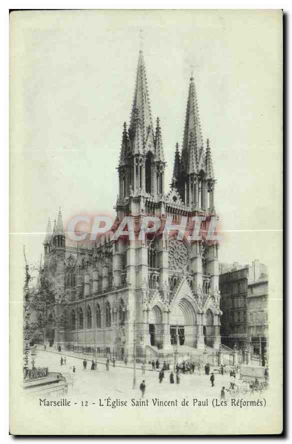 CPA Marseille L'Eglise Saint Vincent de Paul (Les Reformes)