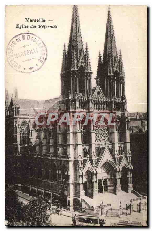 CPA Marseille Eglise des Reformes