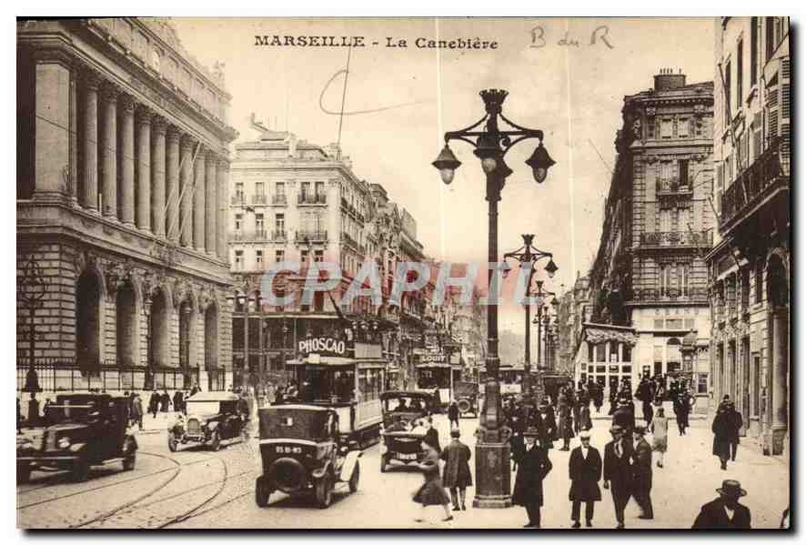 CPA Marseille La Cannebiere
