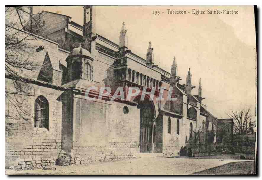 CPA Tarascon Eglise Sainte Marthe