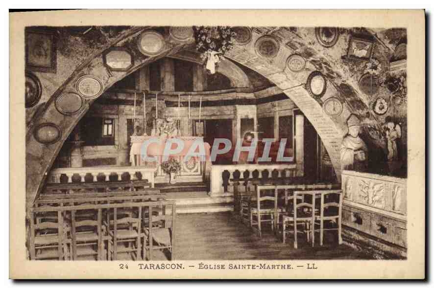 CPA Tarascon Eglise Sainte Marthe