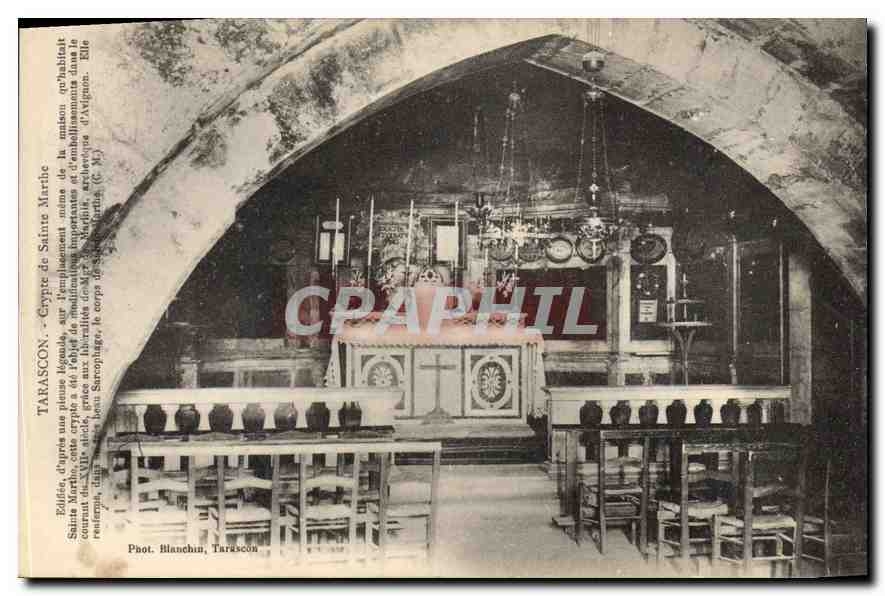 CPA Tarascon Crypte de Sainte Marthe