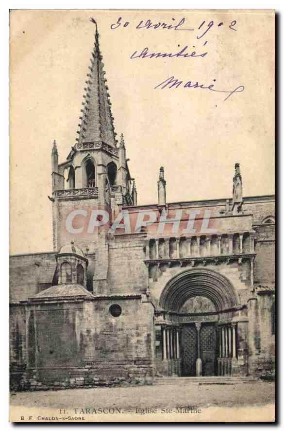 CPA Tarascon Eglise Ste Marthe