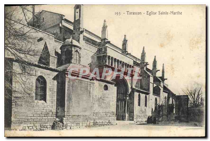 CPA Tarascon Eglise Sainte Marthe