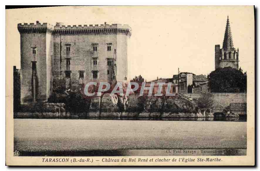 CPA Tarascon (B du R) Chateau du Roi Rene