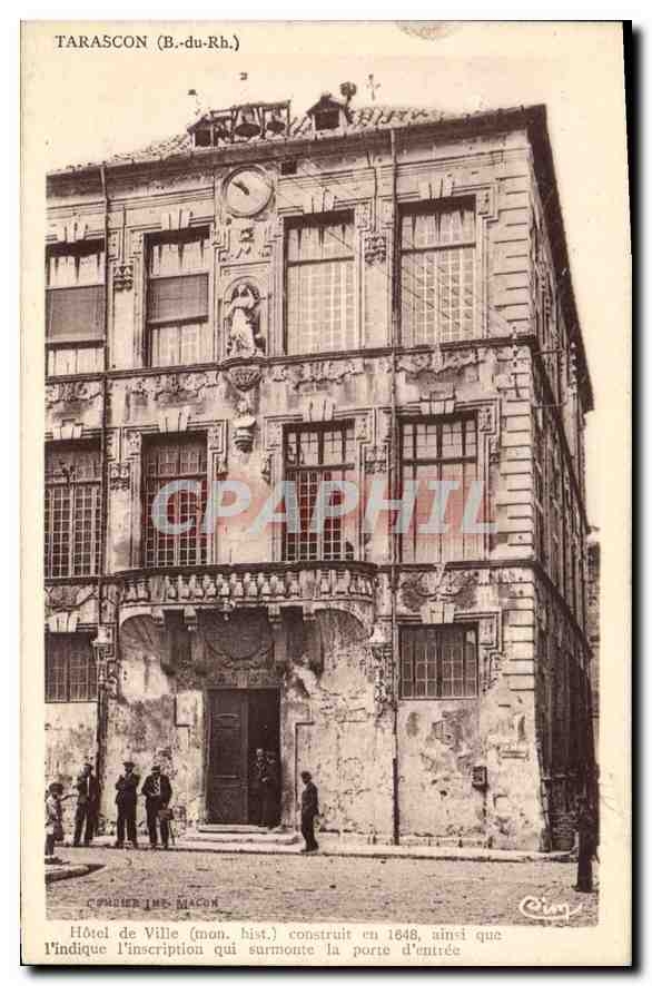 CPA Tarascon (B du Rh) Hotel de Ville