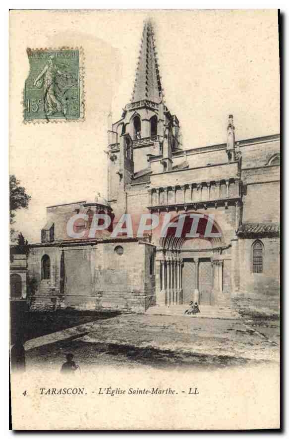 CPA Tarascon L'Eglise Sainte Marthe