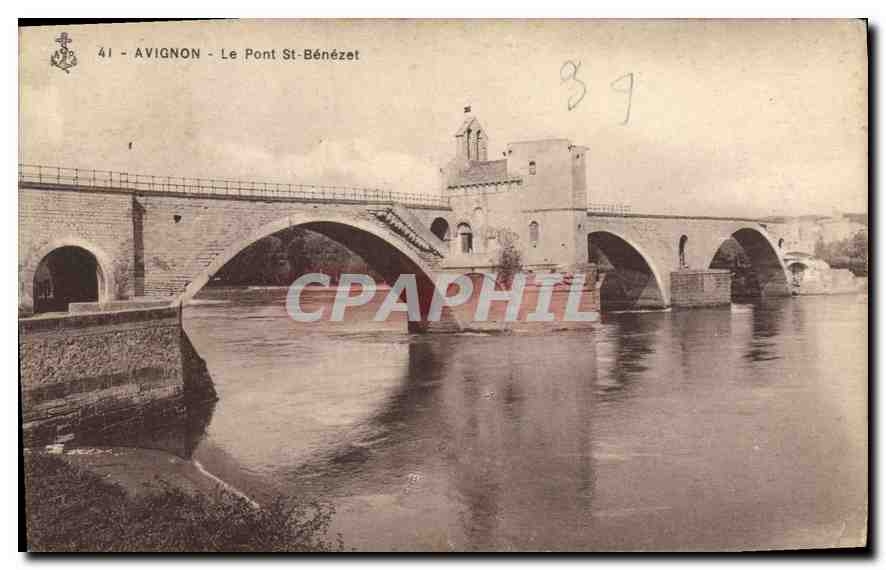 CPA Avignon le pont St Benezet