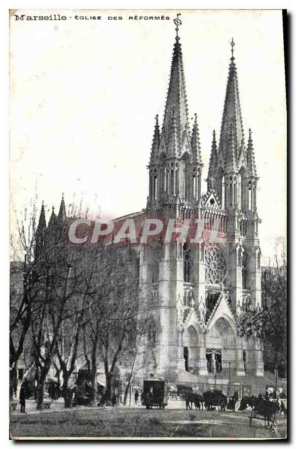 CPA Marseille eglise des Reformes 