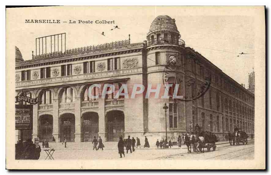 CPA Marseille la poste Colbert 