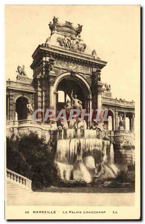 CPA Marseille le Palais Longchamp 