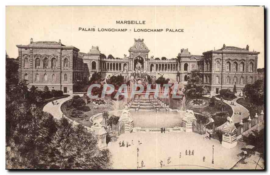 CPA Marseille Palais Longchamp 