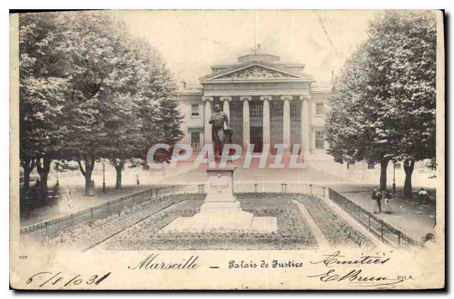 CPA Marseille palais de Justice 