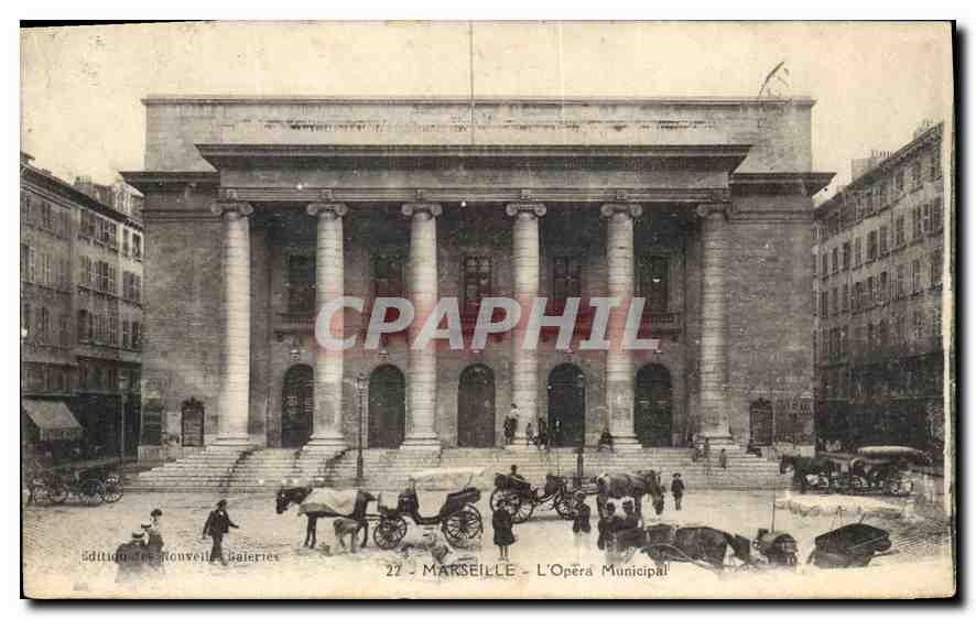 CPA Marseille l'Opera Municipal 