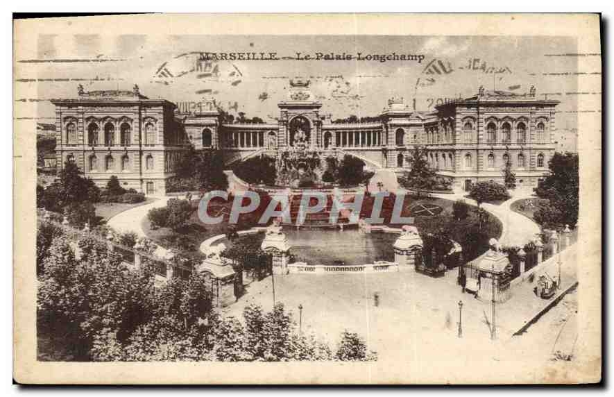 CPA Marseille le Palais Longchamp 