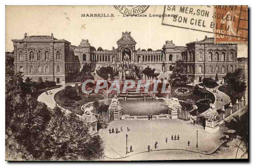 CPA Marseille le Palais Longchamp 