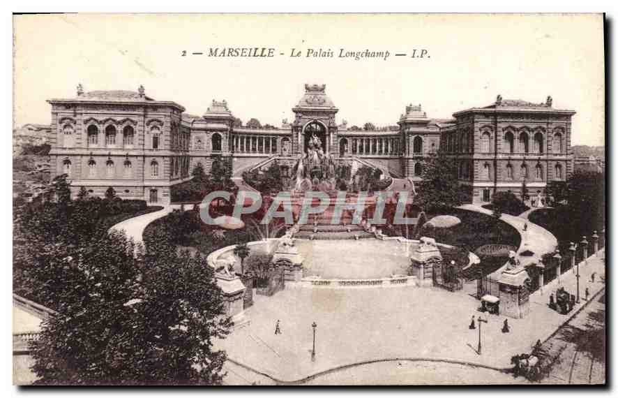 CPA Marseille le Palais Longchamp 