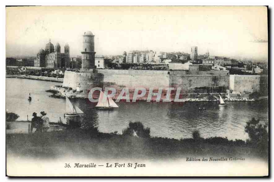 CPA Marseille le Fort St Jean 