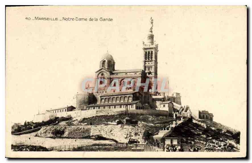 CPA Marseille Notre Dame de la Garde 