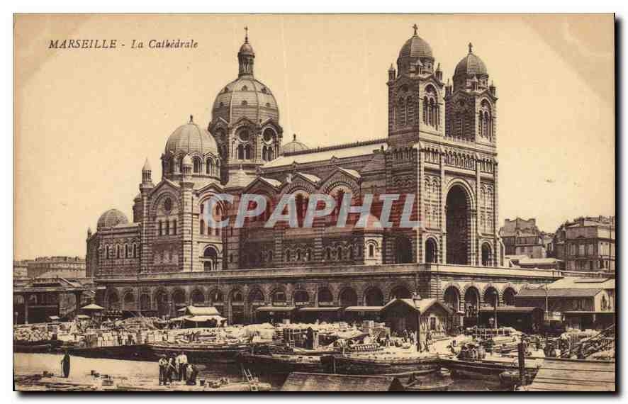 CPA Marseille La Cathedrale 