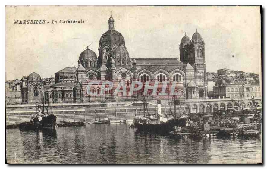 CPA Marseille La Cathedrale 