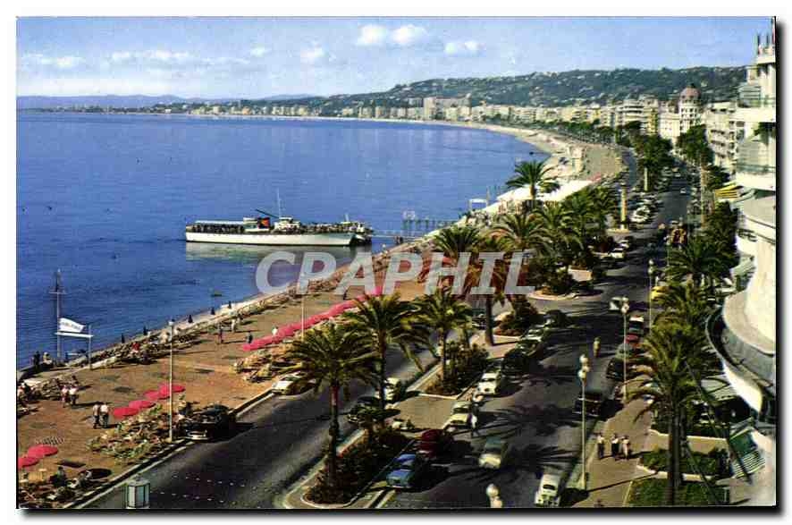 CPA Nice La Promenade des Anglais vue prise de l'hotel Ruhl 