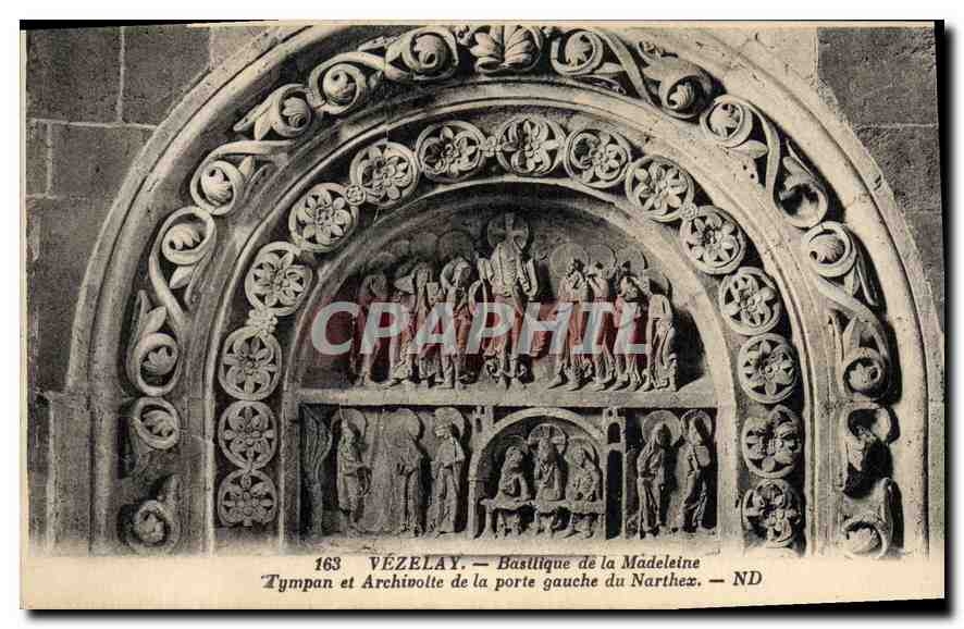 CPA Vezelay Basilique de la Madeleine 