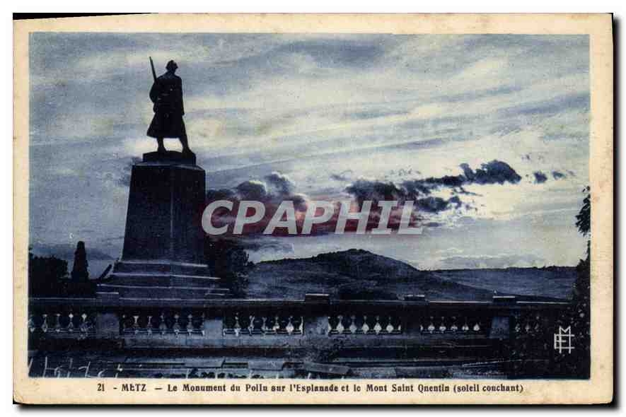 CPA Metz Le Monument du Poilu 