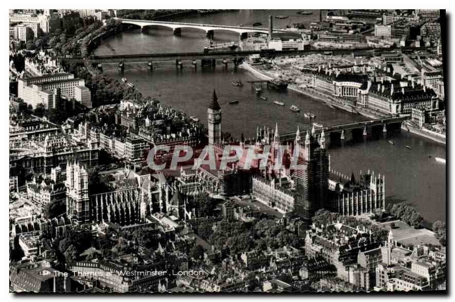 CPM The Thames at Westminster London
