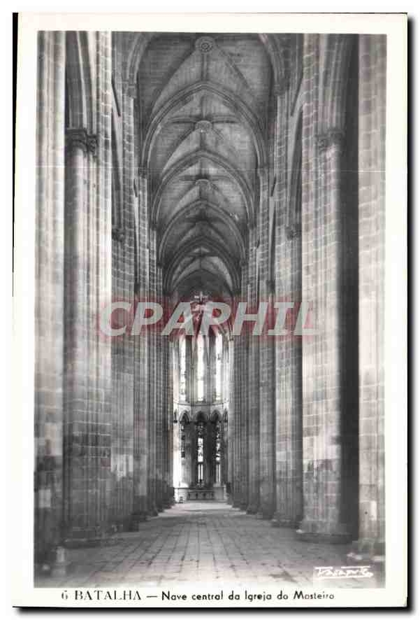 CPM Batalha Nave central da Igreja do Mosteiro