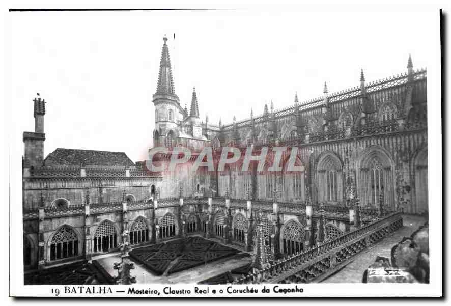 CPM Batalha Mosteiro Claustro Real o Corucheu da Cegonha