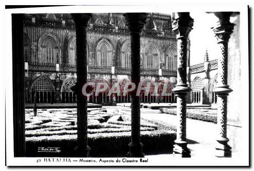 CPM Batalha Mosteiro Aspecto do Claustro Real