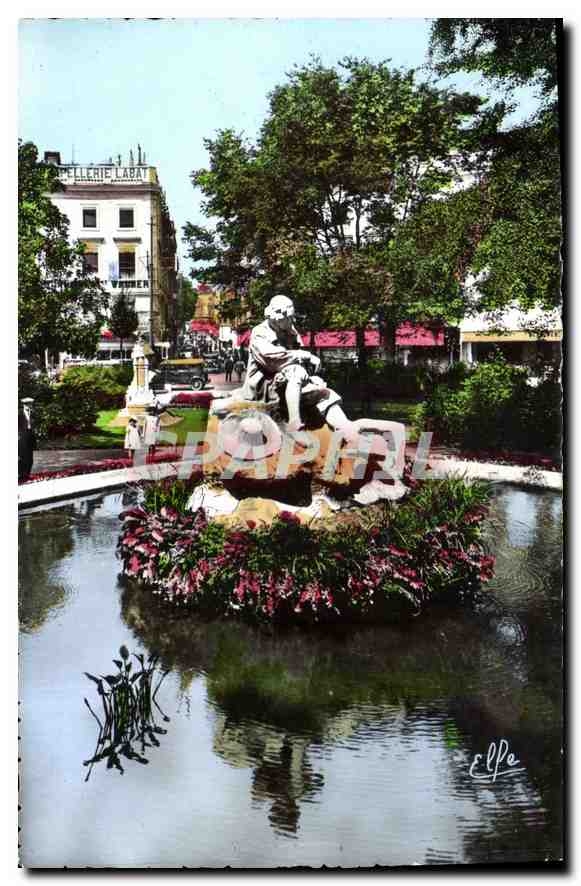 CPA Toulouse la Ville Rose statue du Poete Condouli au Square Roosevelt 