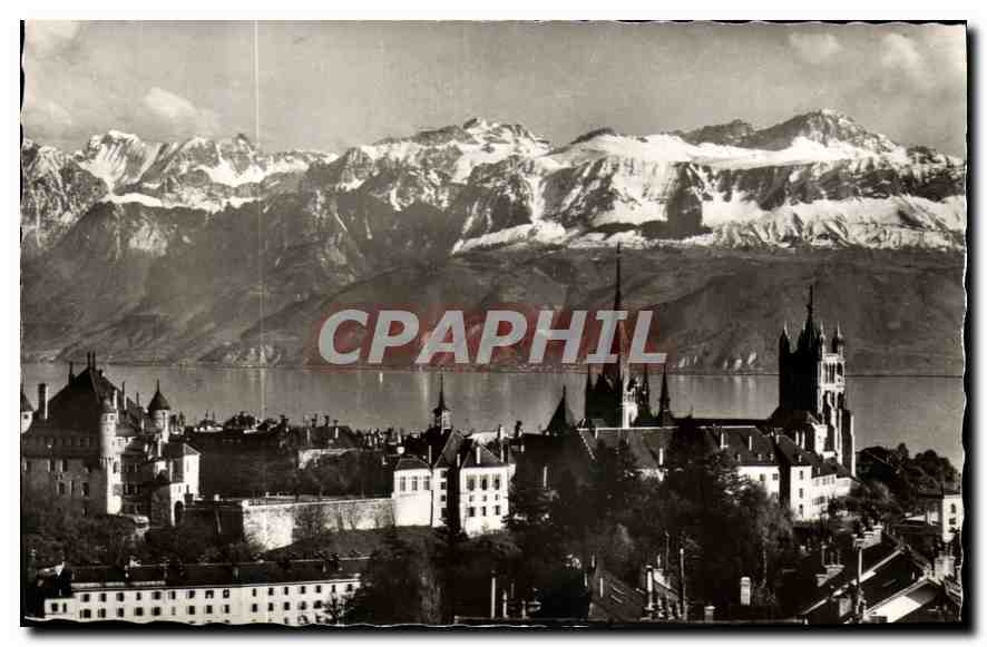 CPA Lausanne et les Alpes 