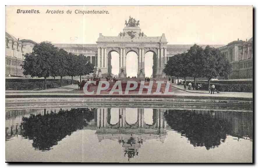 CPA Bruxelles Arcades du Cinquantenaire