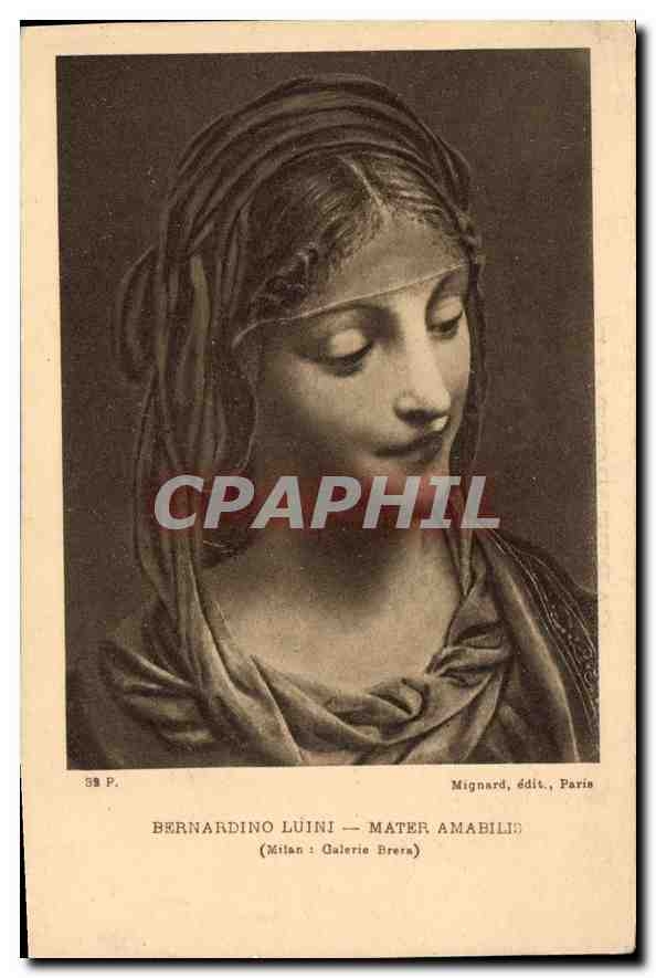 CPA Bernardino Luini Mater Amabilis