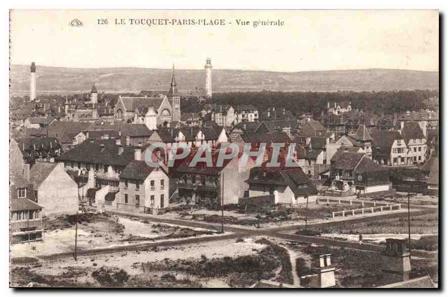 CPA Le Touquet Paris Plage Vue generale