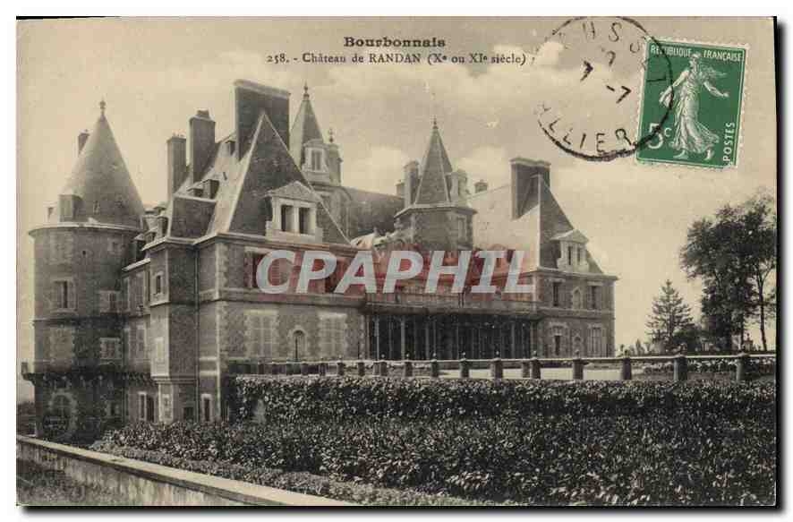 CPA Bourbonnais Chateau de Randan 