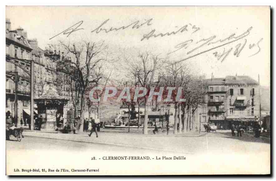 CPA Clermont Ferrand La Place Deville 