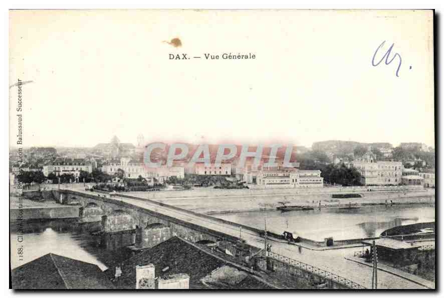 CPA Dax Vue generale 
