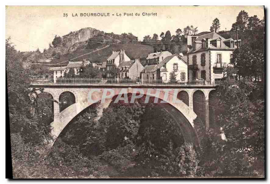 CPA La Bourboule Le Pont du Charlet