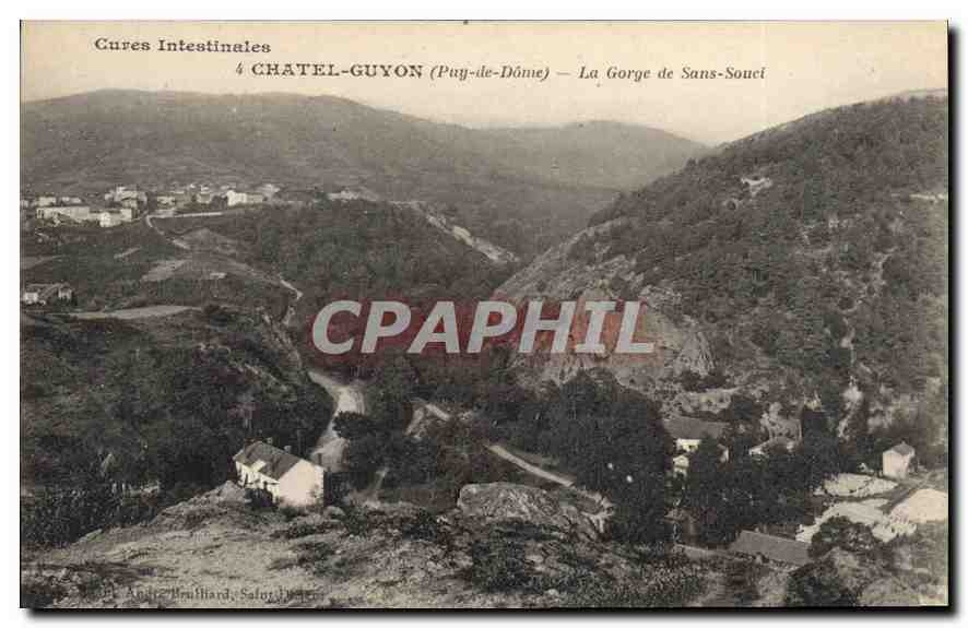 CPA Chatel Guyon Puy de Dome La Gorge de sans Souet