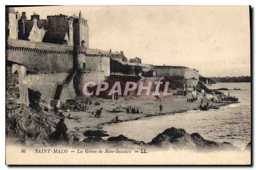 CPA Saint Malo La Greve de Bon Secours