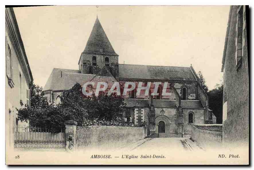CPA Amboise L'Eglise Saint Denis 
