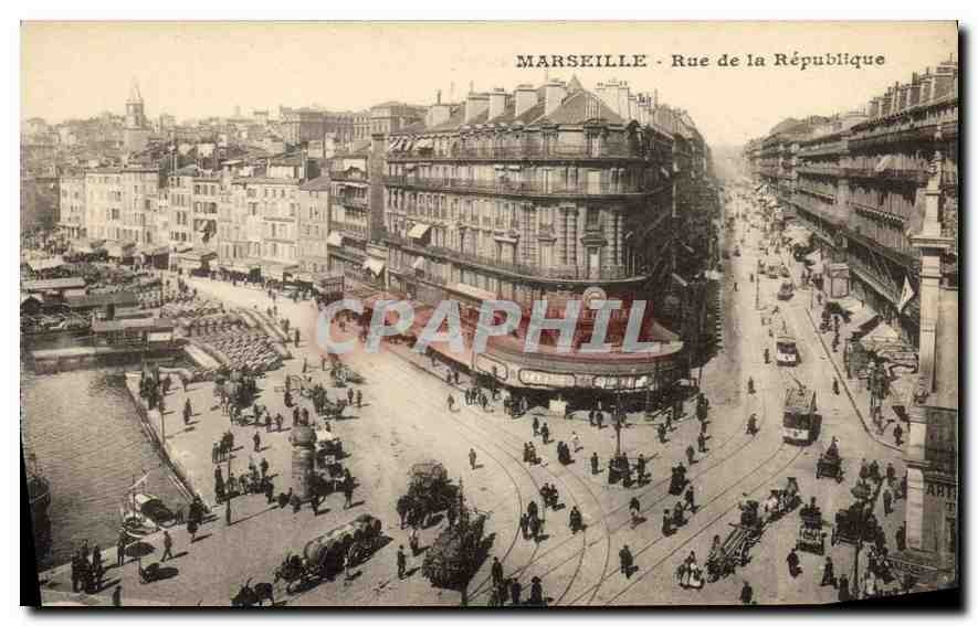 CPA Marseille Rue de la Republique 
