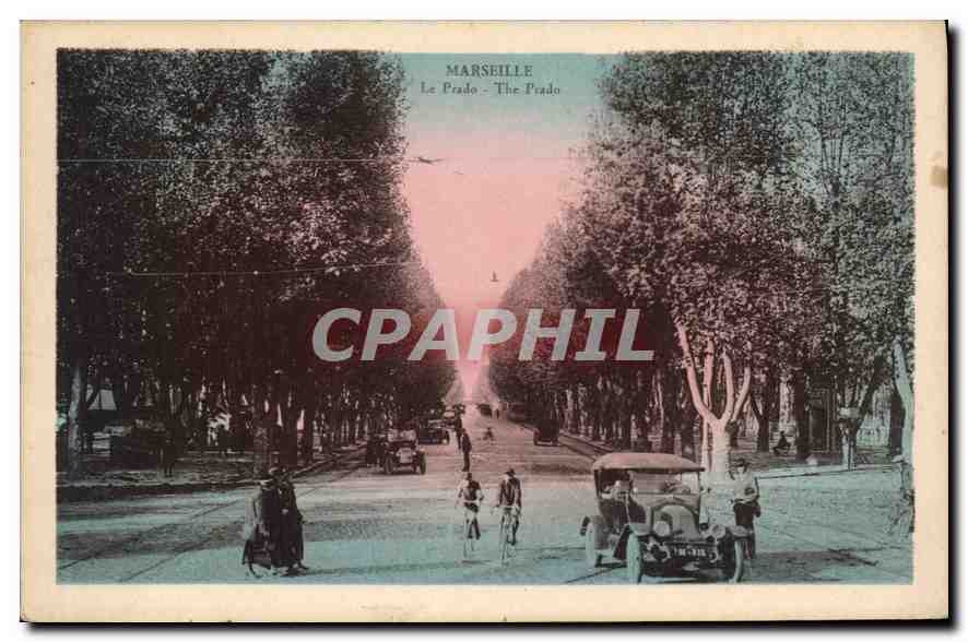 CPA Marseille Le Prado Automobile