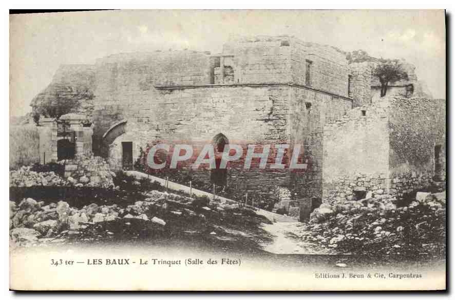CPA Les Baux Le Trinquet Salle des Fetes